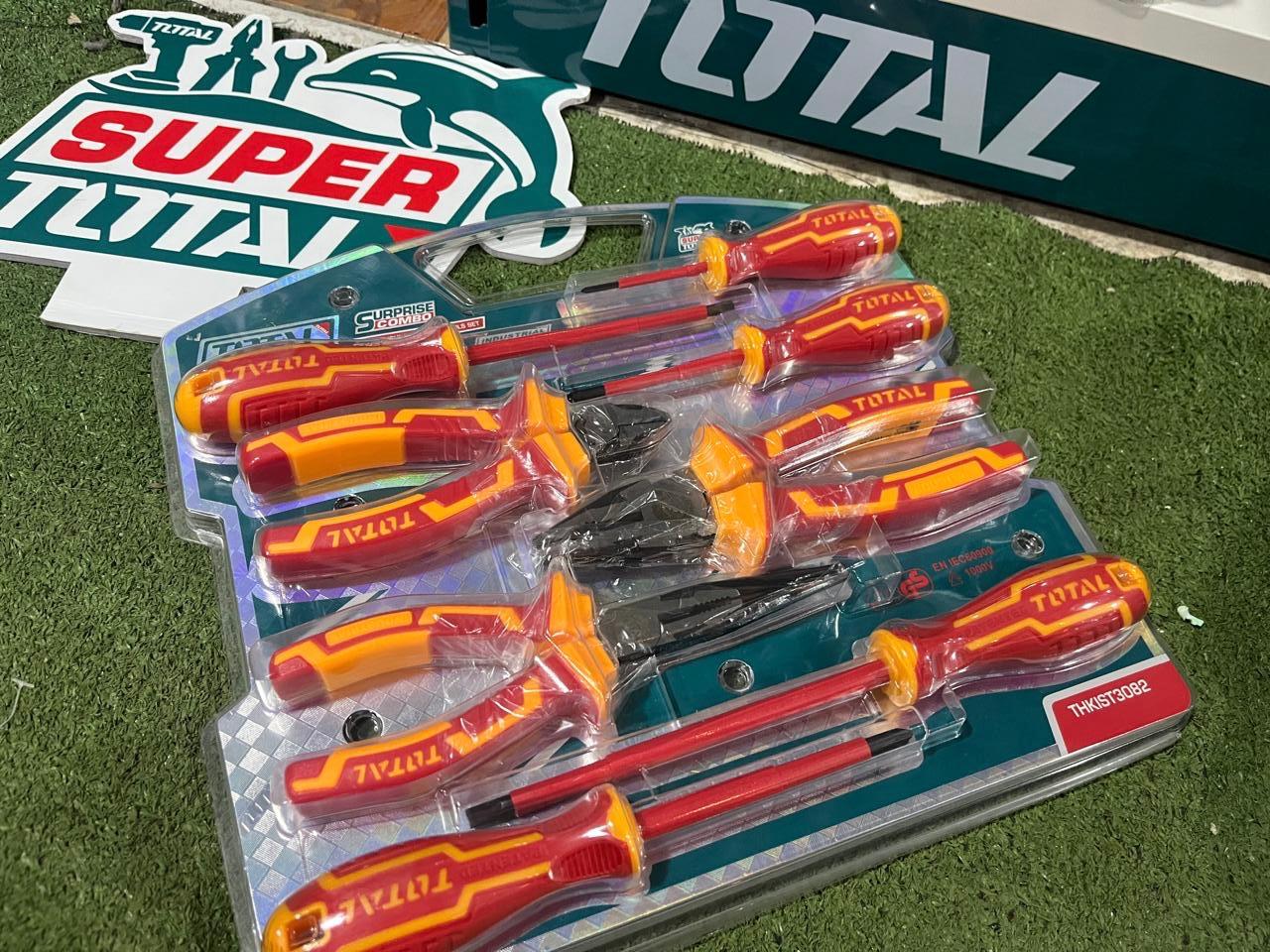 KIT DESTORNILLADOR Y ALICATE AISLADO 8PZ THKIST3082